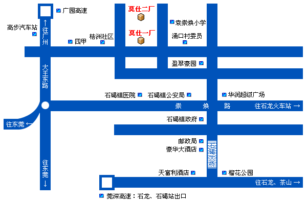 公司位置示意图